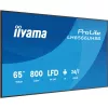 IIYAMA LH6566UHSB-B1AG 65 colių 4K UHD skaitmeninių ženklų ekranas su Android 11, 500 cd/m², 2x HDMI, USB-C, DP, WiFi, 18/7 veikimas