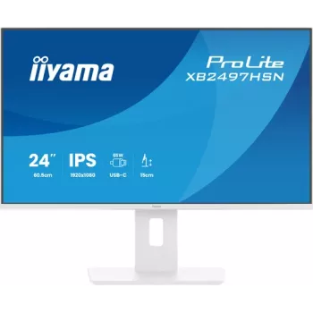 iiyama ProLite XB2497HSN-W1 23,8 colio Full HD IPS monitorius su USB-C dokavimo stotele, 100Hz, reguliuojamo aukščio
