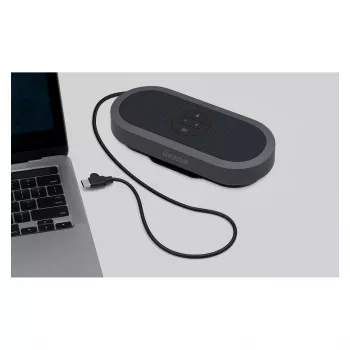 IIYAMA WP-MEET03M belaidis prezentacijos siųstuvas su 8 mikrofonų masyvu, 4K UHD, USB-C, juodos spalvos