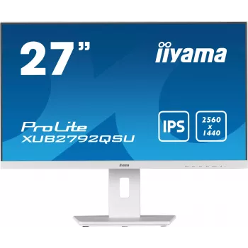 IIYAMA XUB2792QSU-W5 27 inch WQHD IPS LED Business Monitor - White