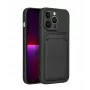 iLike Apple Card Cover dėklas, skirtas iPhone 14 6,1 colio, juodos spalvos