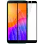 iLike Huawei Y5p 2.5D lenkto krašto grūdinto stiklo ekrano apsauga – juodas rėmelis, pilni klijai