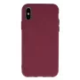 iLike iPhone 11 silikoninis dėklas Burgundijos spalvos - smūgius sugeriantis galinis dangtelis su mikropluošto pamušalu