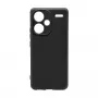 iLike Nano Silicone Case, skirtas Xiaomi Redmi Note 13 Pro Plus 5G – juoda