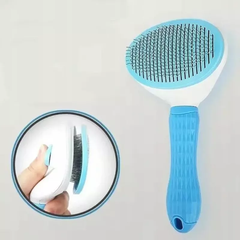 iLike Pet Smart Pet Comb švelnus silikoninis šukos šunims ir katėms, 15–25 mm kailiui