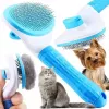 iLike Pet Smart Pet Comb švelnus silikoninis šukos šunims ir katėms, 15–25 mm kailiui
