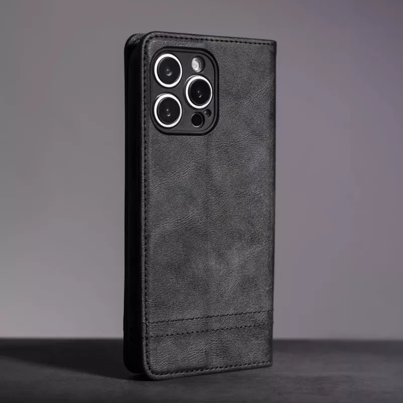 iLike Smart Seam dėklas, skirtas Samsung Galaxy S26 Ultra, juodos spalvos