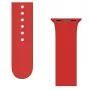 iLike Strap APS silikoninis Apple Watch dirželis 8/7/6/5/4/3/2/SE (41/40/38 mm), raudonas