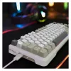 INCA Gaming Keyboard RGB GraySwitch USB-C/BT 2,00m White (IKG-455)