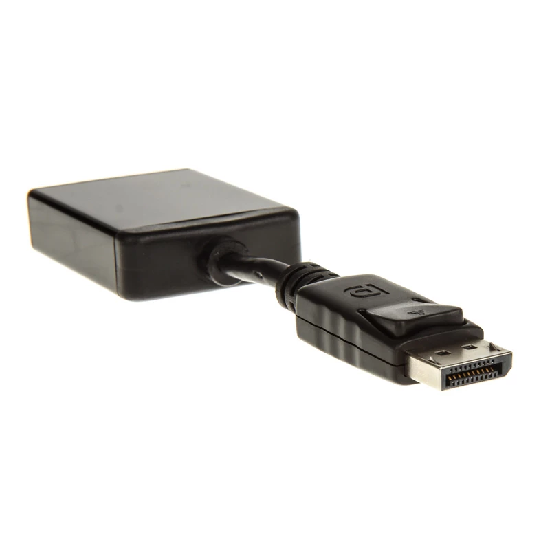 InLine DisplayPort adapterio kabelis, DisplayPort kištukas į DVI-D 24+5 lizdą, juodas, 0,2 m
