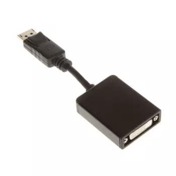 InLine DisplayPort adapterio laidas, DisplayPort kištukas – DVI-D 24+5 lizdas, juodas, 0,2 m