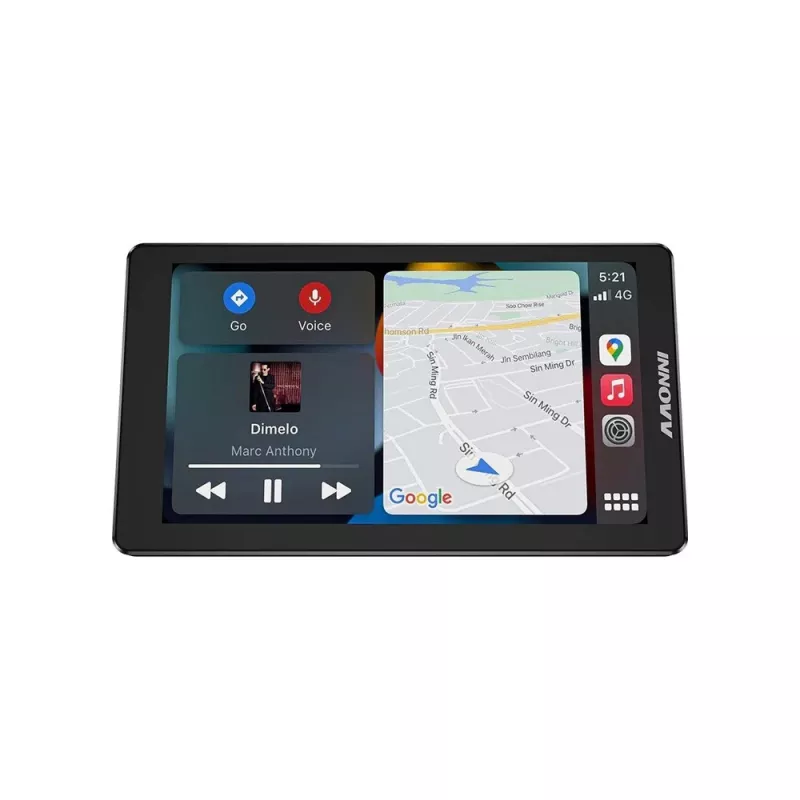 INNOVV N2 BMW dviejų kanalų motociklo vaizdo registratorius su Apple CarPlay, 1080p priekinė ir galinė kamera, GPS, Wi-Fi, IP67