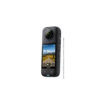 Insta360 X6 360 laipsnių kamera, standartinis rinkinys, Midnight Black, 8K vaizdo įrašas, 72MP nuotraukos, FlowState stabilizacija