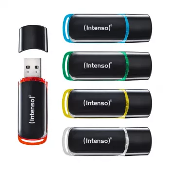 Intenso Business Line 16GB USB 2.0 Flash Drive 5-Pack (Assorted Colors)