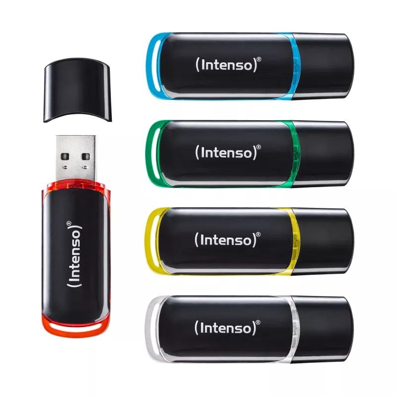Intenso Business Line 32GB USB 2.0 Flash Drive 5 rinkinys (įvairių spalvų)