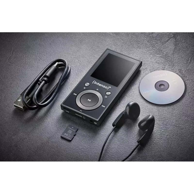 Intenso MP3 grotuvas 64GB juodas