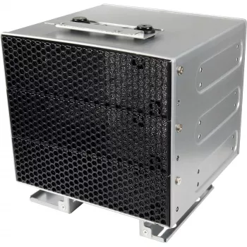 Inter-Tech IPC tvirtinimo laikiklis ER-47045-2 – 3,5 inch į du 2,5 inch SSD/HDD, juodas