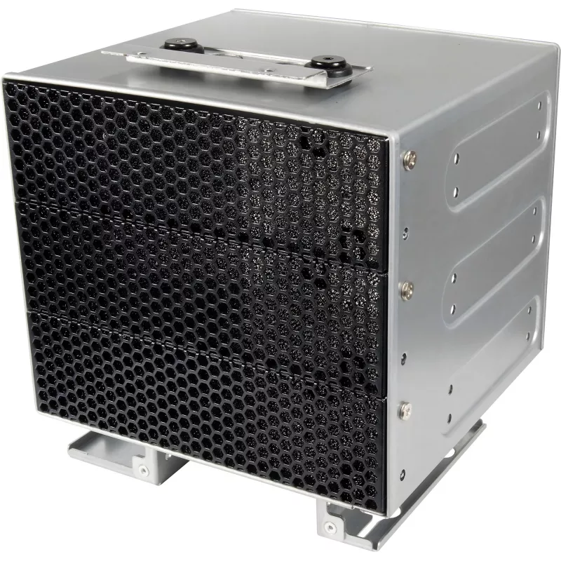 Inter-Tech IPC tvirtinimo laikiklis ER-47045-2 - nuo 3,5 colio iki dvigubo 2,5 colio SSD/HDD, juodas