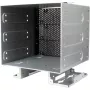 Inter-Tech IPC tvirtinimo laikiklis ER-47045-2 - nuo 3,5 colio iki dvigubo 2,5 colio SSD/HDD, juodas
