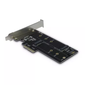 Inter-Tech PCIe Adapter Card KT015 PCIe x4 į M.2 NVMe + SATA į M.2