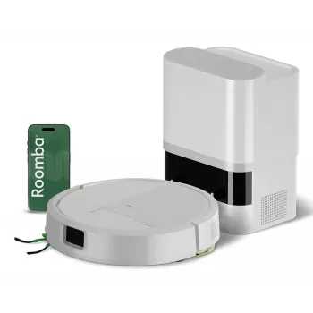 iRobot Roomba 115 Combo robotas dulkių siurblys + automatinio ištuštinimo dokas baltas