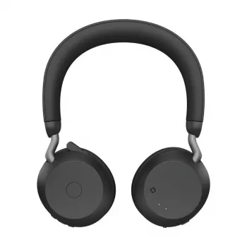 Jabra Evolve2 75 belaidė Bluetooth ausinė su aktyviu triukšmo slopinimu, Microsoft Teams sertifikuota, juoda
