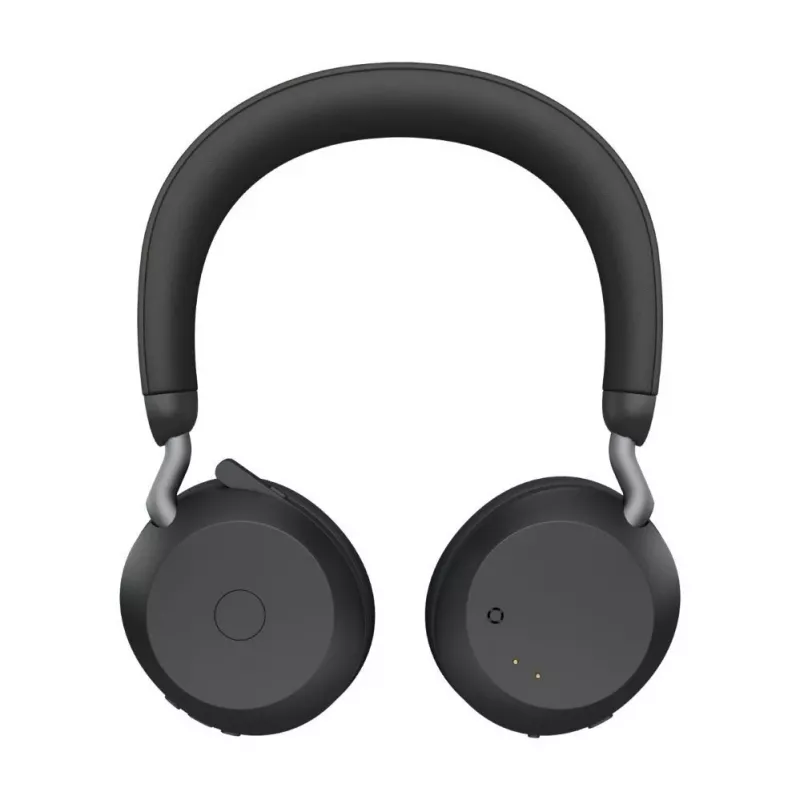 Jabra Evolve2 75 belaidė Bluetooth ausinė su aktyviu triukšmo slopinimu, Microsoft Teams sertifikuota, juoda