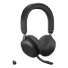 Jabra Evolve2 75 belaidė Bluetooth ausinė su aktyviu triukšmo slopinimu, Microsoft Teams sertifikuota, juoda