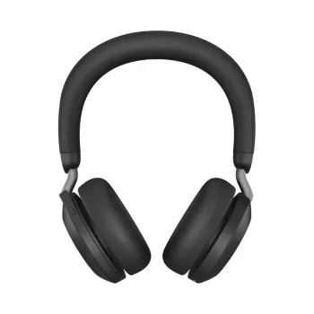 Jabra Evolve2 75 belaidė Bluetooth ausinė su aktyviu triukšmo slopinimu, Microsoft Teams sertifikuota, juoda