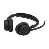 Jabra Evolve3 45 Stereo ausinės su Link 380c USB-C adapteriu ir įkrovimo stovu