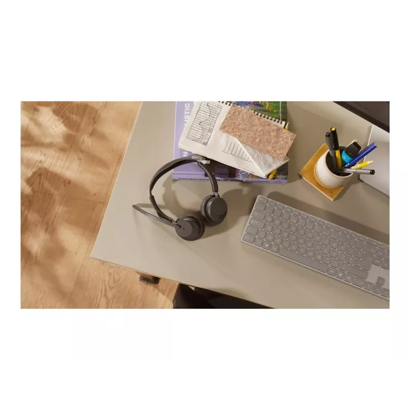 Jabra Evolve3 45 Stereo ausinės su Link 390a Microsoft stovu