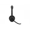 Jabra Evolve3 45 Stereo ausinės su Link 390c USB-A adapteriu, skirtos Microsoft Teams, juodos