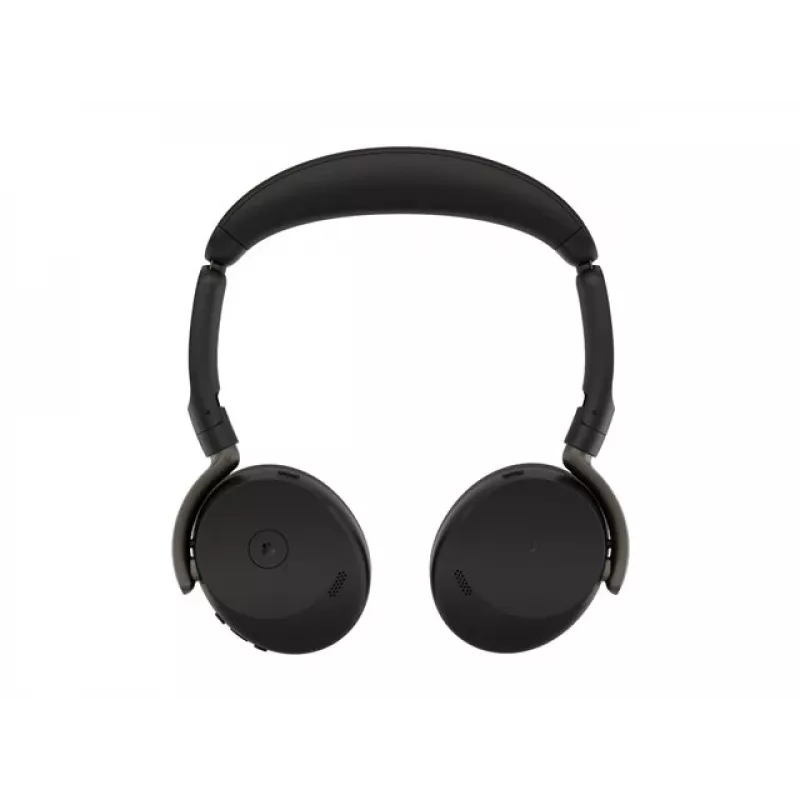 Jabra Evolve3 65 Flex belaidės ausinės su Link 390a USB adapteriu, Microsoft Teams sertifikuotos, Bluetooth, hibridinis ANC, juodos