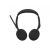 Jabra Evolve3 65 Stereo Link 390a MS belaidės antausės ausinės su Bluetooth ir USB-A adapteriu, optimizuotos Microsoft Teams, juodos