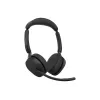 Jabra Evolve3 65 Stereo Link 390a UC belaidės ausinės, juodos, Microsoft Teams sertifikuotos