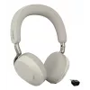 Jabra Evolve3 75 UC belaidė ausinė ant galvos su triukšmo slopinimu ir Link 390c adapteriu (šiltai pilka)
