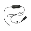 Jabra Smart Cord QD į RJ9 ausinių kabelis Cisco IP Phone 78XX serijos telefonams, juodas, spiralinis, 0,4 m – 2 m