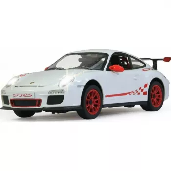 Radijo bangomis valdomas automobilis Jamara Porsche GT3 RS be baterijų / Baltas 6+