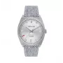 JASON HYDE JH20000 moteriškas laikrodis, kvarcinis, 36 mm, nerūdijantis plienas, juoda oda