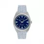 JASON HYDE MAN JH10004 analoginis kvarcinis laikrodis 40mm juodas ciferblatas natūrali oda
