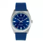 JASON HYDE MAN JH10030 40mm kvarcinis laikrodis juodu ciferblatu ir juodu medžiaginiu dirželiu