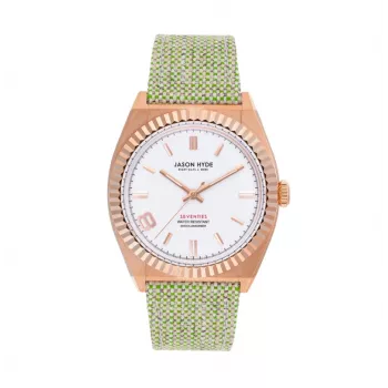 JASON HYDE Moteriškas laikrodis Aurora JH20011 rožinis auksas 36 mm