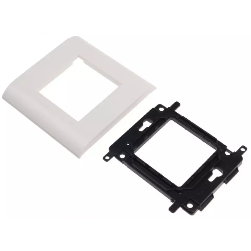 JAVEL Single Support Frame 2 M45 moduliams, 1M, 45x45, baltas