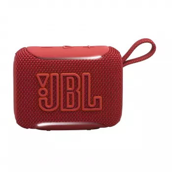 JBL GO 5 nešiojamas Bluetooth garsiakalbis, raudonas, IP67 atsparus vandeniui, 5 val. grojimo