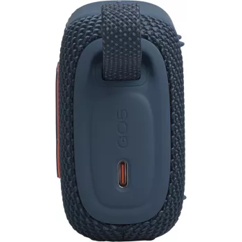 JBL GO 5 itin nešiojamas Bluetooth garsiakalbis – mėlynas (IP67, 5 W RMS, Bluetooth 5.3)