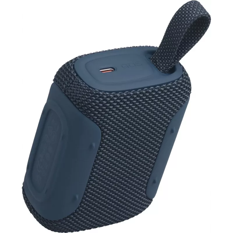 JBL GO 5 itin nešiojamas Bluetooth garsiakalbis – mėlynas (IP67, 5 W RMS, Bluetooth 5.3)
