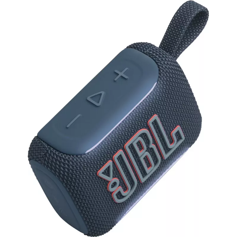 JBL GO 5 itin nešiojamas Bluetooth garsiakalbis – mėlynas (IP67, 5 W RMS, Bluetooth 5.3)