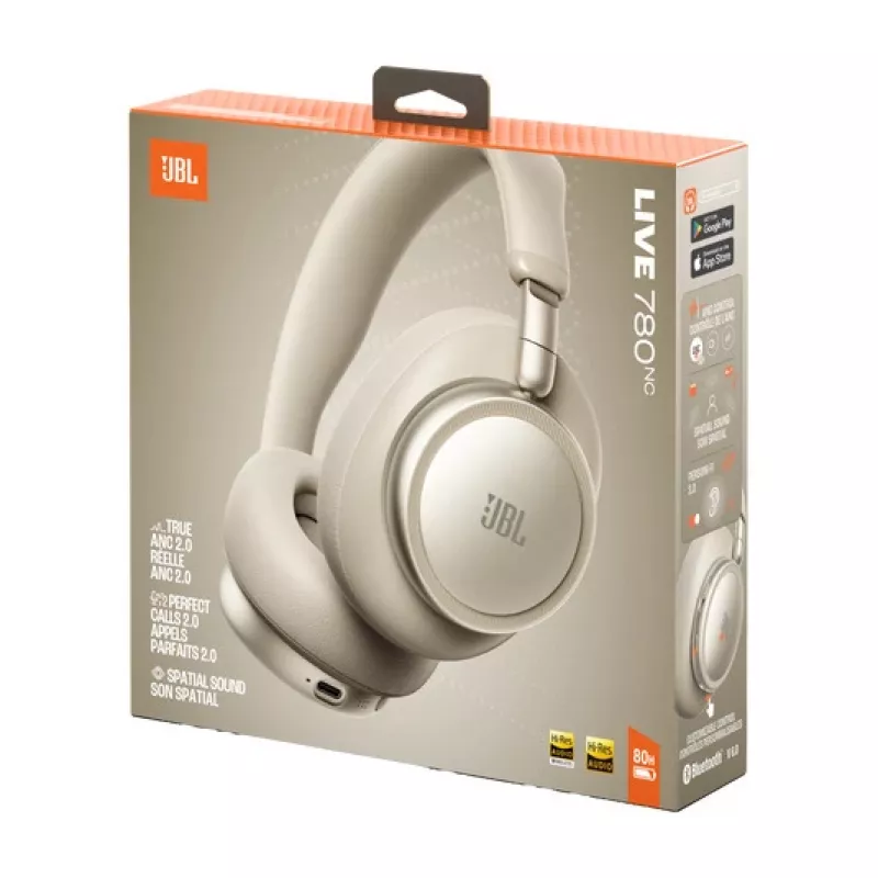 JBL Live 780NC belaidės ausinės su adaptyviu triukšmo slopinimu