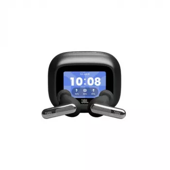JBL Live Beam 4 belaidžiai ausinės su Bluetooth, 48 val. baterija, juodos spalvos