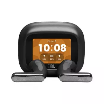 JBL LIVE Flex 4 belaidės ausinės su adaptyviu triukšmo slopinimu, juodos